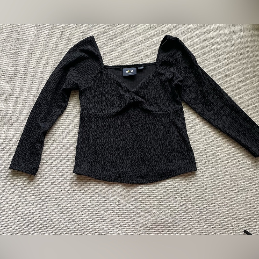 Anthropologie Maeve Black Women's Top